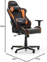 DXRacer Formula F08-NO Gamingstol i Svart Konstläder