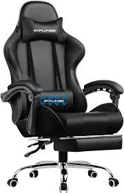 GTPLAYER Ergonomisk Gaming Fåtölj med Massage